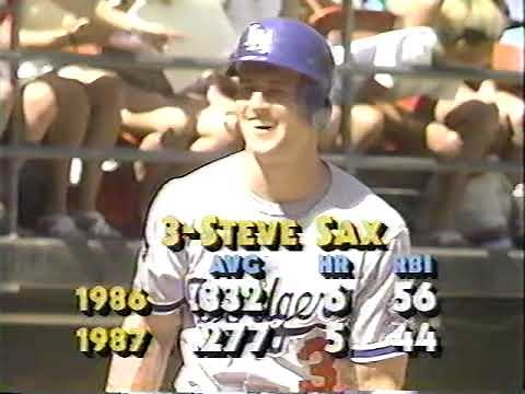 Dodgers vs Padres (10-4-1987)