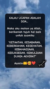 Aamiin🤲🥰 #suamiistri #pernikahan #quotes #quotesrumahtangga #fyp #viral #reelsfyp @sorotan | Reny Andria