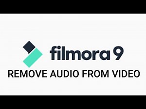 How To Remove Music From Video In Filmora 9 Tutorial