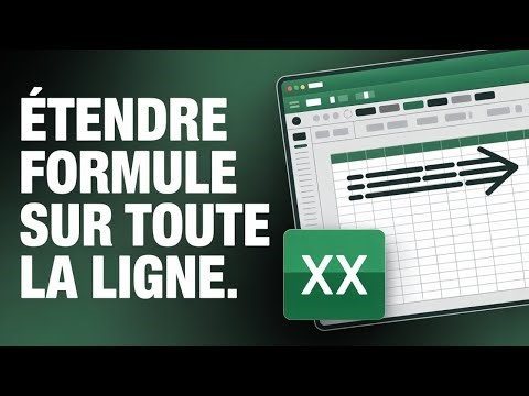 📊✨ Excel : Étendez Votre Formule sur Toute la Ligne !
