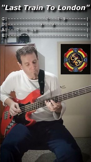 Electric Light Orchestra - "Last Train To London" (Bass Cover With TABS)