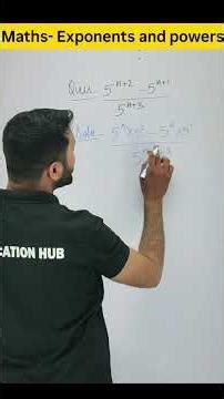 class 8th Maths Exponents and powers#pcm_wale_sir #exponentandpower #class8thmath #maths #pcm