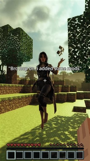 Johnny d'Avila on Instagram: "Added some vanilla friendly mods 🥶 | Expedition 33 in Minecraft | Lune ♥️ #Minecraft #mod #expedition33 #blender #3d"