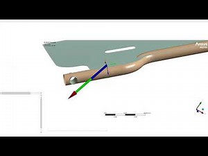 Ansys Submodel Bearing Load with fixed and imported boundary conditions