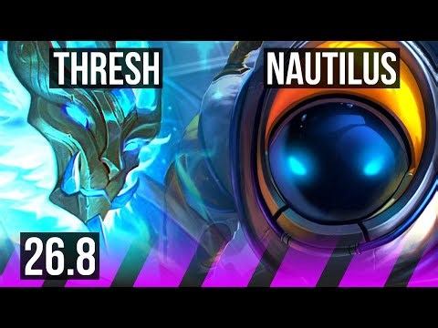 THRESH & Lucian vs NAUTILUS & Xayah (SUP) | EUW Challenger | 26.8