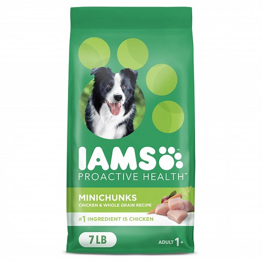 Iams Proactive Health Minichunks Dry Dog Food With Real Chicken And Whole Grains, 7 Lb. Bag