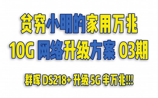 贫穷小明的家用万兆 -03- 群晖NAS升级半万兆5G有线网卡 (16+ 18+系列均可升级)