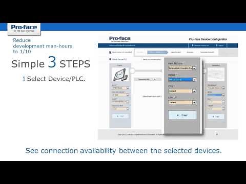 Pro-face Device Configurator - Connect your HMI to any PLC and USB device