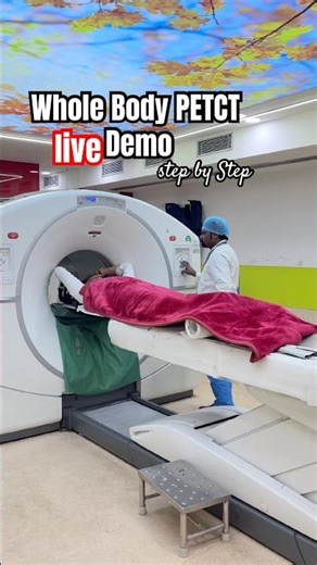 Whole Body PETCT Scan #livedemo #ytviral #ytviralshorts #drrekha_oncologist #petctscan #PETCT