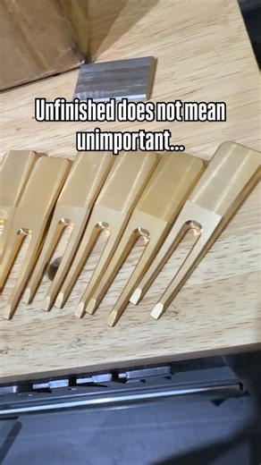 Shop looks messy because it's mid-birth. Random pieces everywhere... but none of them are random. Every scratch = a decision. Every offcut = a future drop. Every "unfinished" part = somebody's new lucky marker. This is what "heirloom" actually looks like before the polish. Comment "SHOP" and I'll show what these turn into next. #krakengolf #golf #golfswag #golflife #golfstagram | KrakenGolf