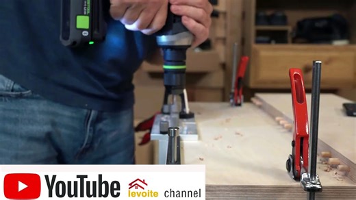 Levoite™ Precision Doweling Jig and Multi-Row Drill Guide