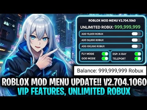 Roblox Mod Menu v2.704.1060 Unlimited Robux | Roblox Mod Apk Unlimited Robux | Roblox Mod Menu Apk
