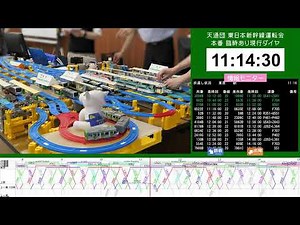 【東京駅】プラレールで東北新幹線をダイヤ運転【繁忙期ダイヤ】