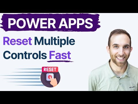 Reset Multiple Controls Fast in Power Apps