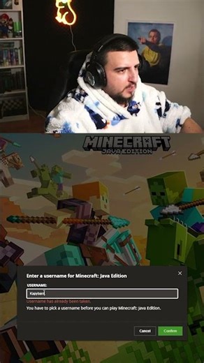 Cum sa NU iti alegi numele pe Minecraft #funny #shorts #minecraft #memes #amuzant