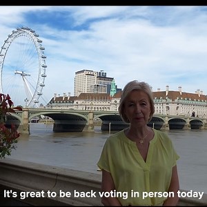 Back in Parliament today, voting in person for the first time since lockdown. It is right that Parliament sits in person so we can scrutinise Government legislation and MPs can contribute in the Chamber in a way that the virtual proceedings doesn't allow. | Andrea Leadsom