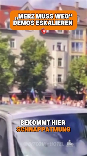 ⚠️ Protests escalate in Germany 🇩🇪🪧 | Demonstrations against the government & Merz