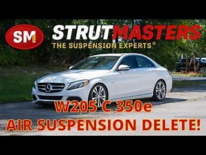 2015-2018 Mercedes-Benz C 350e Front Suspension Conversion Kit Installation