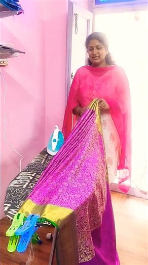 Last Video Continuation😍 My Saree Pre Pleating Series#Shorts#Ytshorts