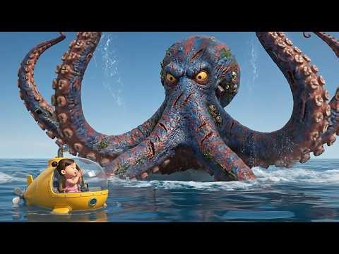 Giant Ocean Monsters Song | Mythical Sea Creatures for Kids | Baby Anna Kids Songs