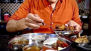 159K views · 2.8K reactions | Reminiscing our delicious breakfast spread at Tegu Mess, a popular non vegetarian eatery that spans three generations. CATCH THE FULL VIDEO AT https://youtu.be/OvW77gxSO2U Click on link for address and google maps coordinates. #throwback #gourmetontheroad #foodloverstv #foodloversindia #truthinfood #tegumess #mysore | Food Lovers | Facebook