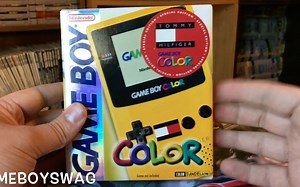 【QXGAME】080期 任天堂 GAMEBOY COLOR Tommy Hilfiger限定版开箱把玩