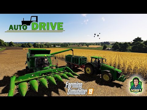 Unload Combine Feature | How To Use AutoDrive Part 5 - FS19