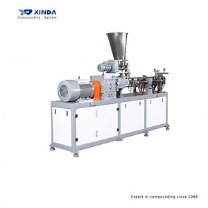 [Hot Item] Mini Lab Testing Twin Screw Extruder Granulator Machine Plastic Pet Pelletizing Machine