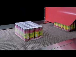 High-Speed Shrink Wrapping Cans on Pads | Polypack Packaging Automation