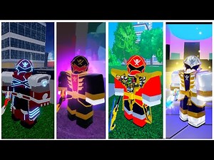 All Gokaiger Morphs In Roblox || PRSG || Owner morphs