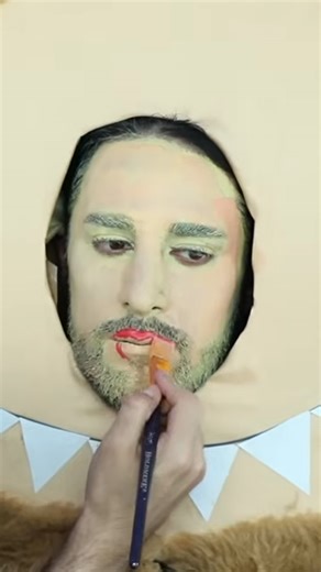 This Looks Scary! Turning Into A Labubu! #labubu #viral #makeover | Robert Welsh