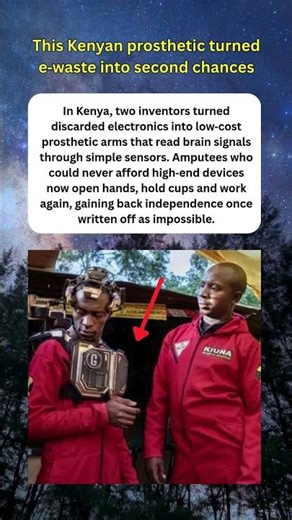 This Kenyan prosthetic turned e‑waste into second chances