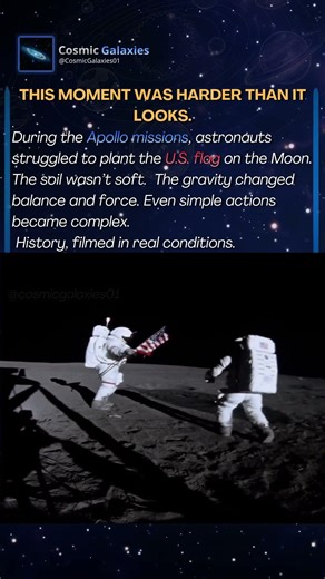 WHY PLANTING A FLAG ON THE MOON WAS SO DIFFICULT 🇺🇸🌕
