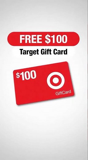 Free $100 Target Gift Card in 3 Steps #target #freemoney