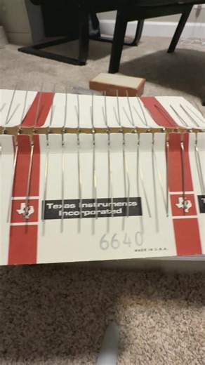 Texas Instruments 1% metal film resistors made for Philco Aeronutronics Division of Ford Motor Company Apollo era 1966 for Mission Control, astronaut biomedical telemetry or environmental subsystem #techtok #engineering