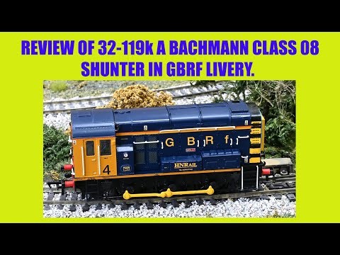REVIEW of MOLLY CLASS 08 BACHMANN 32-119K