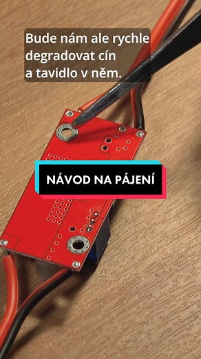 Konečně tu máme krátký tutorial jak pájet elektroniku. #tutorial #navod #jaknato #elektronika #pajeni #opravy #elektronic #servis #elektronika