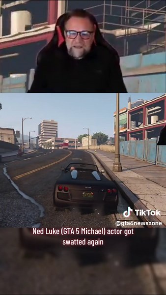 Ned Luke (GTA 5 Michael actor) was swatted again. #gta5 #GTAV #nedluke #gamingnews #gta5online #GTAO #GTAOnline #gamingcommunity #fyp #swatted #gtastreamer #grandtheftauto5 #foryoupage #grandtheftautov #streamer