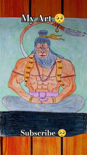 modern art vs real art #god #hanuman #shorts 🥺