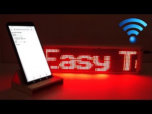 WiFi Control LED Scrolling Display | 16 x 64 WiFi LED Matrix