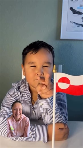 Ashbey - Indigenous Mom + Wife on Instagram: "Indigenous Greenlandic youth has message for 🍊: Greenland is not for sale! Respect Greenland’s sovereignty! 🙌 @pa.nin.ngu.aq"
