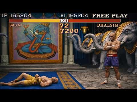Street Fighter 2: When AI plays like a real human!!