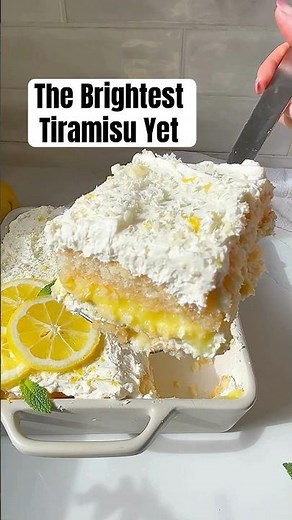No-Bake Lemon Tiramisu (So Easy!)