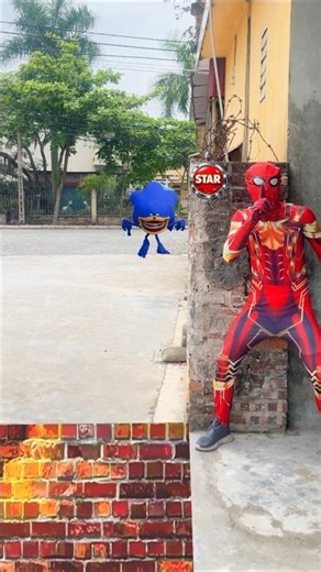 Spider-Man and Sonic Shin 😨😱😈_1080p60