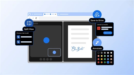 Google Chrome ra mắt tính năng chia đôi màn hình và chú thích PDF