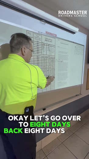In the classroom at Roadmaster Drivers School, where our students are on their journey to becoming professional Class A CDL licensed truck drivers.