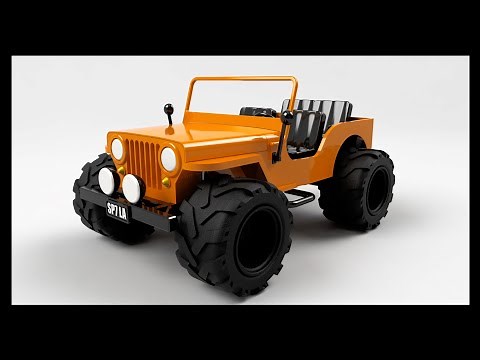 1944 WILLYS JEEP - Fully 3d printable - free STL