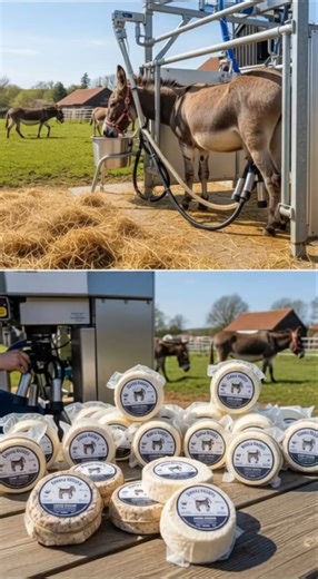 How Donkey Milk Cheese Is Made 🫏🧀 | Farm to Package