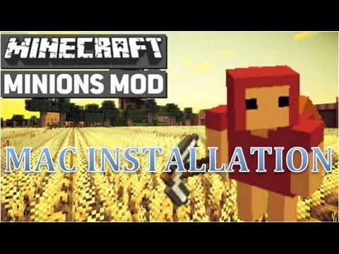 Mac - How to Install the Minions Mod for Minecraft 1.8
