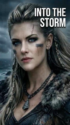 Into the storm she goes, never returning #vikings #shorts